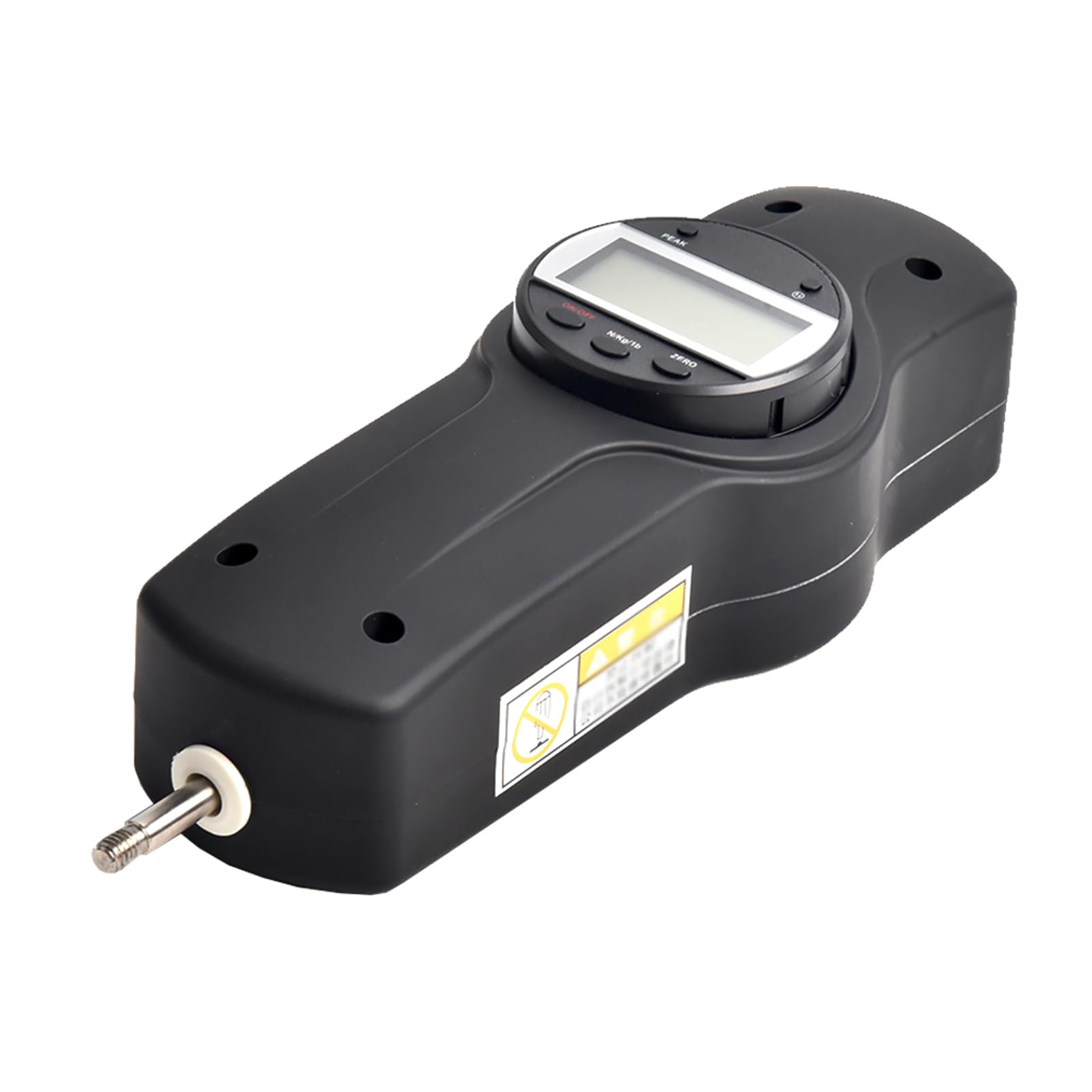 Fafeicy Medidor de Fuerza Digital Medidor de Empuje y Tracción 5 Cabezales Laterales Dinamómetro Instrumentos de Medición de Fuerza Portátil con Pantalla LCD para Pruebas de