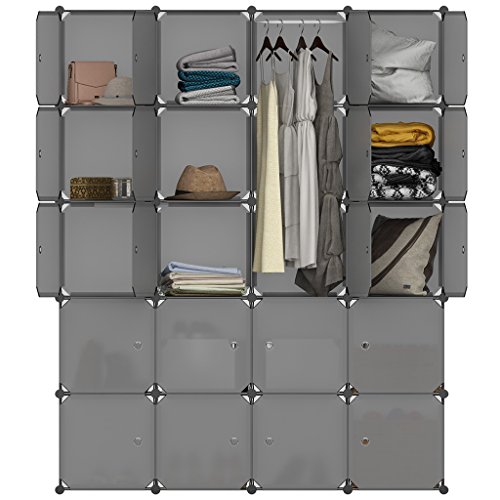 LANGRIA Armadio Modulare con Ante Separatori