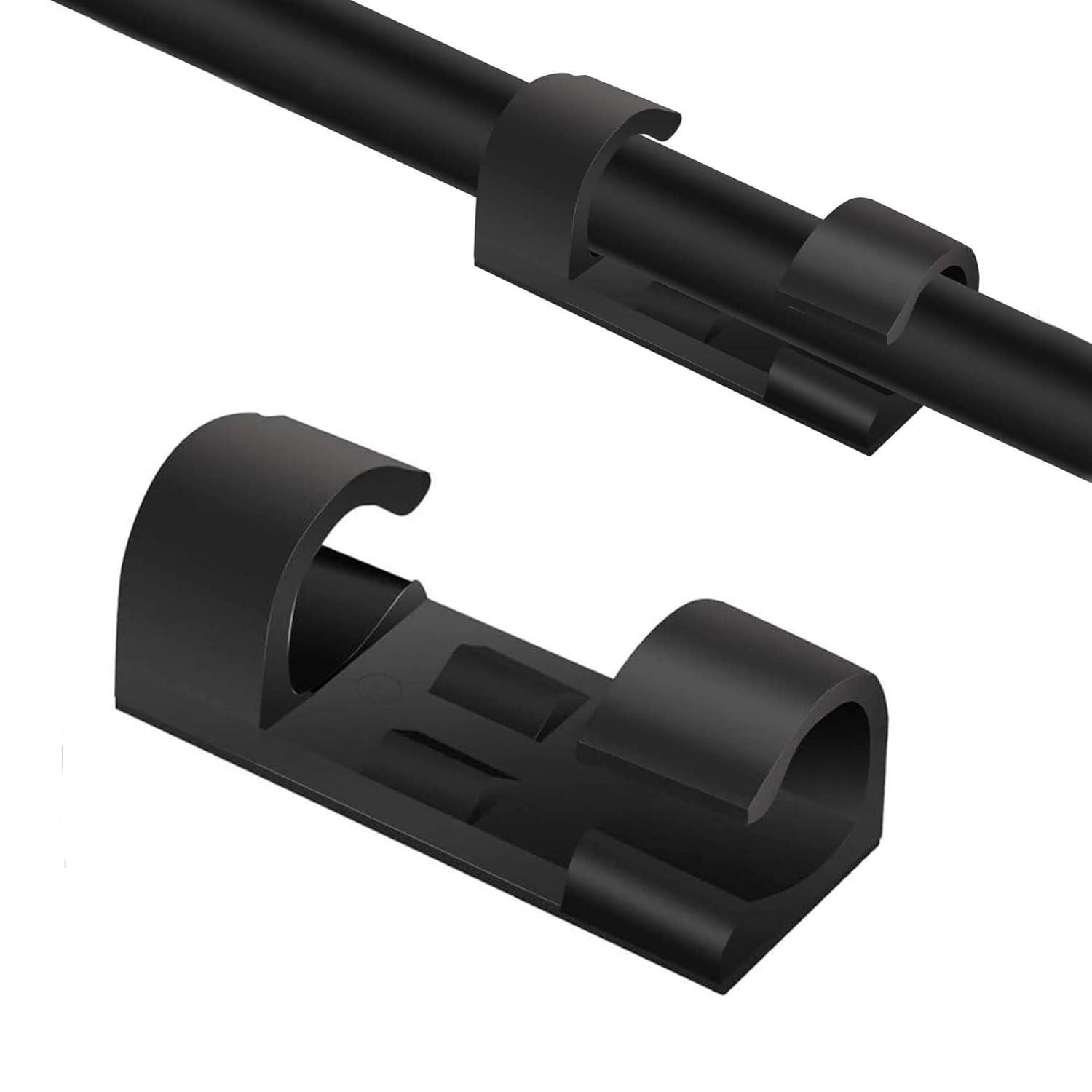 Olakin Cable Clips[20 Pcs], Wire Clips, Cable Organisers Sticky Wire