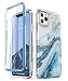 i-Blason Cosmo Series Case for iPhone 11 Pro Max 2019 Release, Slim Full-Body Stylish Protective Case with Built-in Screen Protector (Blue)