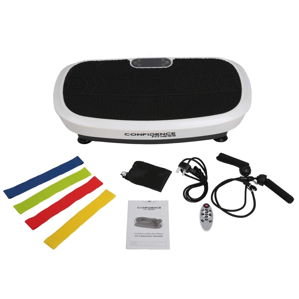 Confidence Fitness Vibration Plate Trainer Ultra 3D Dual Motor Exercise Machine