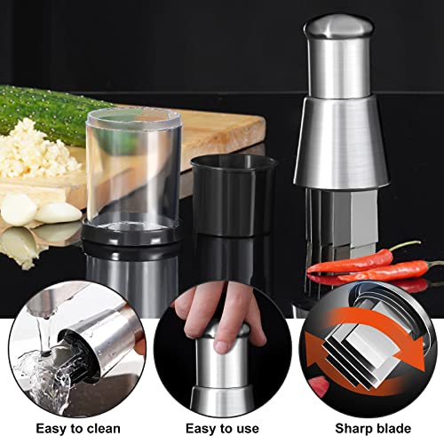 Schiaccia Aglio - Spremiaglio in acciaio inox