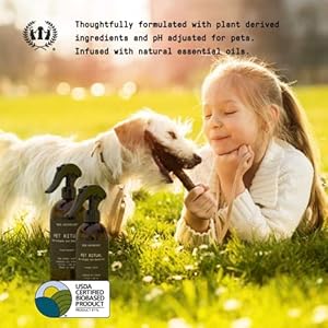 Muse apothecary pet ritual pet cologne spray for dogs  dog perfume spray long lasting after bath  pet perfume for dogs  pet deodorant spray for dogs  essential oils infused  8oz lavender fields   cucciolini doodles