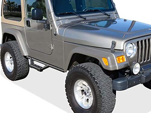 Estribos laterales acero inoxidable para Jeep Wrangler miniatura 6