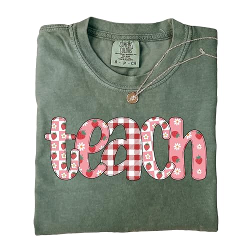 Comfort Colors® Back to School Teach T-Shirt Teacher Gift First Day of School Shirt Women