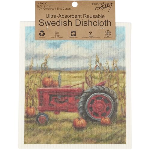 Primitives-by-Kathy-Swedish-Cloth-Set-Fall-Farm Primitives by Kathy Swedish Cloth Set Fall Farm