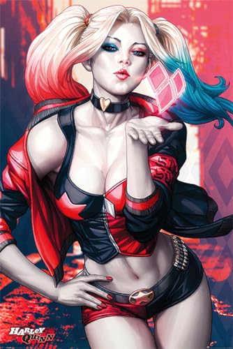 Batman Póster DC Comics Harley Quinn Kiss (61cm x 91,5cm)