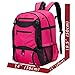 Hsmihair Baseball Bag - Baseball Backpack With External Helmet Holder for Baseball, T-Ball & Softball Equipment & Gear for Youth and Adults,Holds 4 Bats, Helmet, Gloves, Cleats, Shoe Helmet Holder