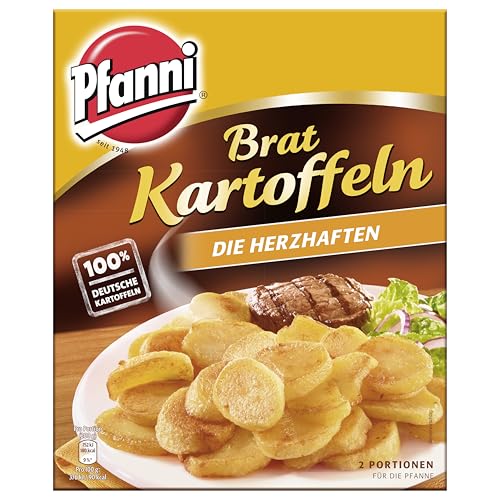 Pfanni Bratkartoffeln für eine schnelle Zubereitung Die Herzhaften 100% deutsche Kartoffeln 400 g 2 Portionen