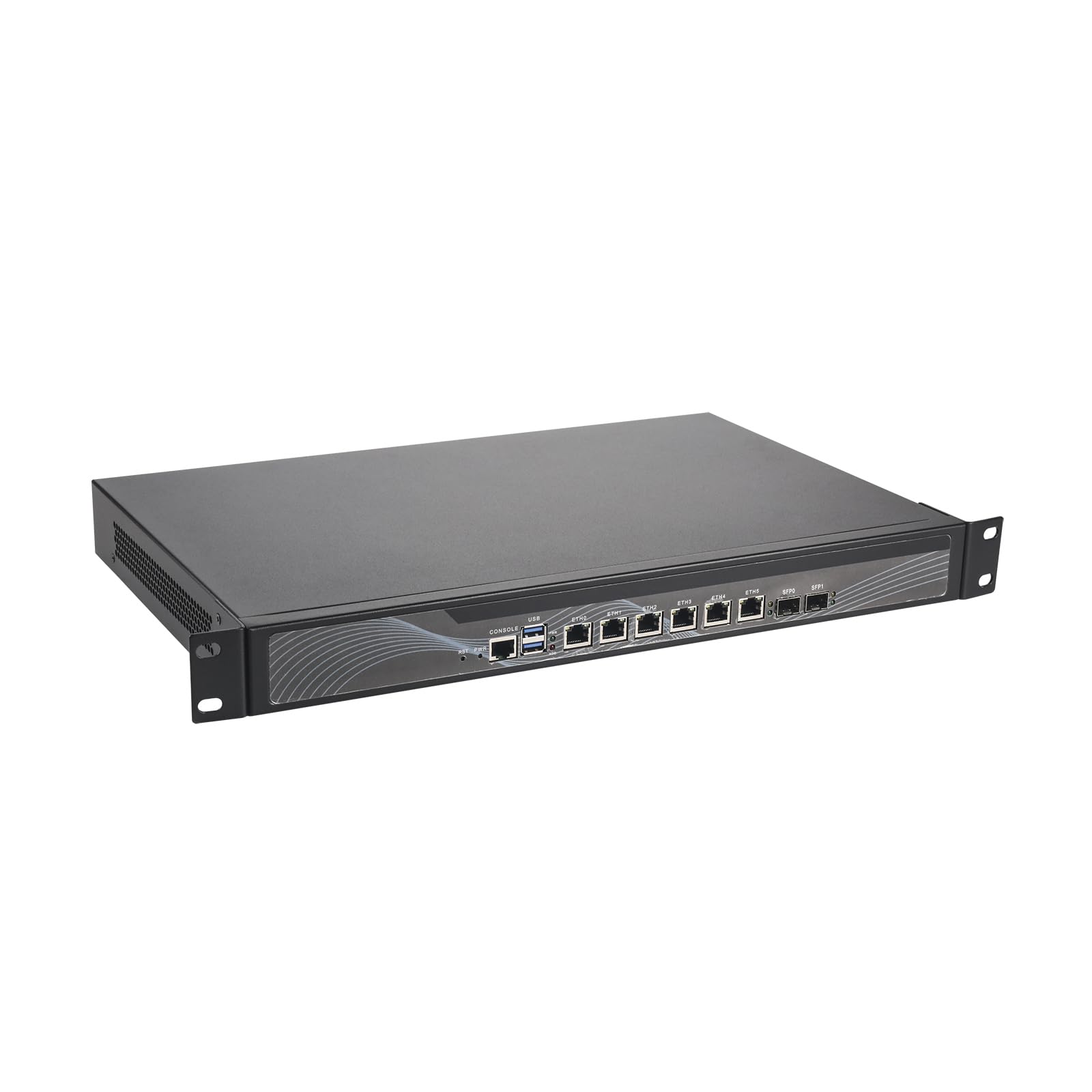10GbE Firewall Hardware Appliance, Mikrotik, PFSense, OPNsense, Untangle, 1U Network, VPN, Router PC, I7 4700MQ, RS57, 6 x 2.5GbE LAN, Console, 2 x SFP+, 4G RAM, 128G SSD