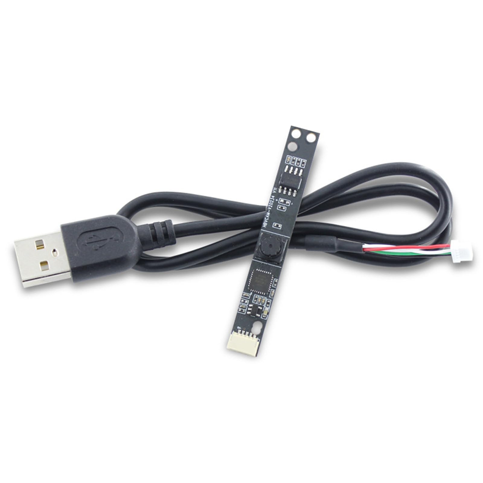 Evyicun OV7675 Camera Module 66 Degree View USB Frees Driver Webcam 1/6.5" YUY2 Focal Adjustable for Advertising Player Laptop