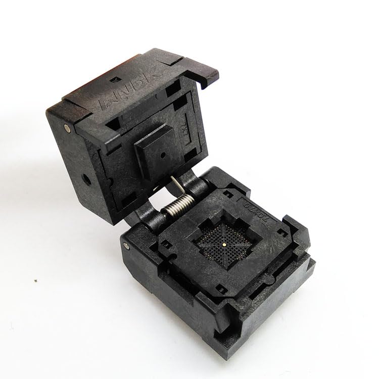 Wiring Connecting Terminals - QFN44 MLF44 Burn in Socket IC Test Socket IC550-0444-010-G Pitch 0.5mm Chip Size 7 * 7 Flash Adapter Clamshell Programming Socket