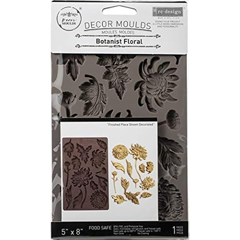 PRIMA MARKETING INC Redesign Mould 5X8 Botan FLRL, Botanist Floral, One Size Cover