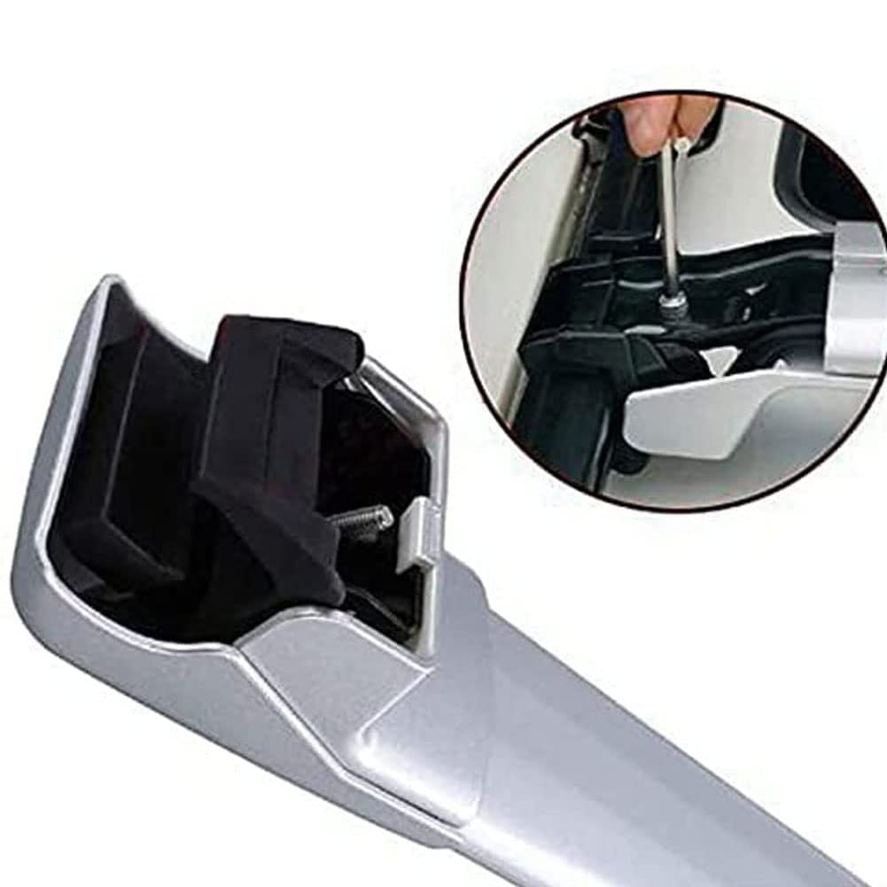 Bagażnik dachowy do samochodu Poprzeczki poprzeczne, Auto poprzeczka Szyny nośne Bagażnik dachowy Top Racks Aluminiowy rowerowy bagażnik dachowy do Cargo Top Ski Snowboard