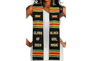 Black Girl Magic Class of 2024 Graduation Stole
