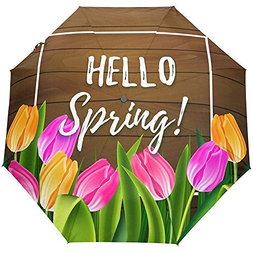 Preisvergleich Produktbild Hallo frühlingsblumen Blumen Liebe niedlich Auto öffnen schließen Sonne Regen Regenschirm