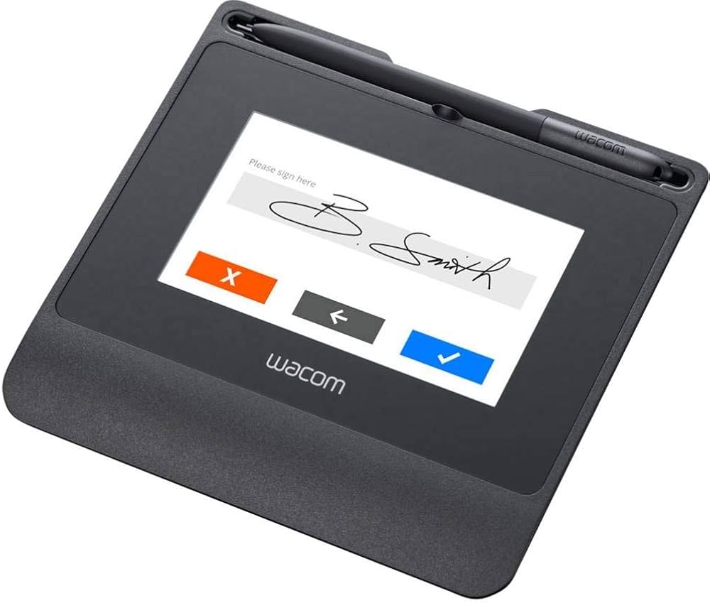 Wacom Signature Set with Reflective Colour 5 Inch LCD STU-540 Pad