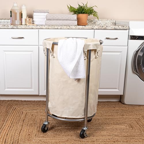 Panier à linge rond commercial Ménage Essentials pour trier le linge
