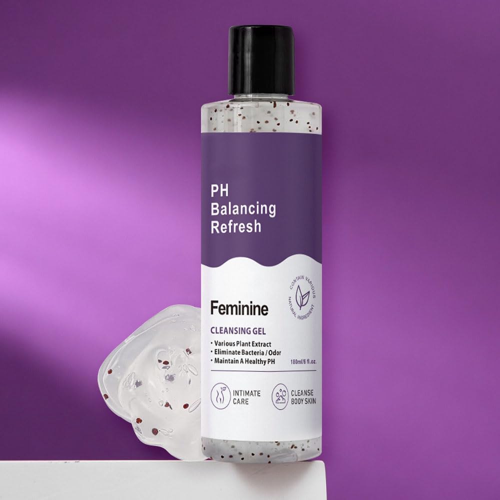 Her Refresh pH Balancing Shower Gel, Natural Feminine Hygiene Solution-8fl oz Her Refresh pH Balancing Shower Gel, Natural Feminine Hygiene Solution-8fl oz