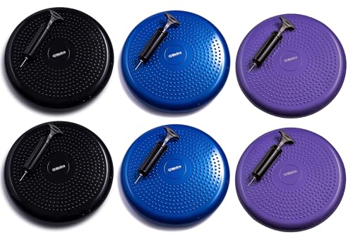 Image of Wobble Cushion Balance Disc - Wobble Disc & Wiggle Seat, Balance Pads for Physical Therapy, Wobble Disk, Sensory Room Equipment - Wobble Seat
