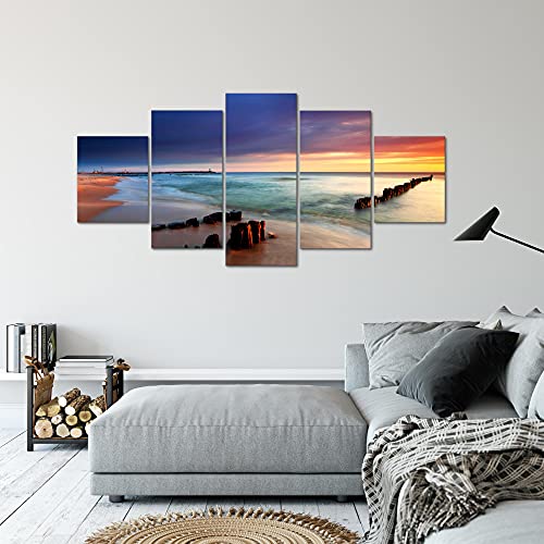 Runa Art - Quadri Spiaggia Mare 200 x 100 cm 5