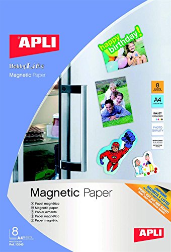 Apli Paper Ref. 10245 B.Papel Magnetico Inkjet 8H
