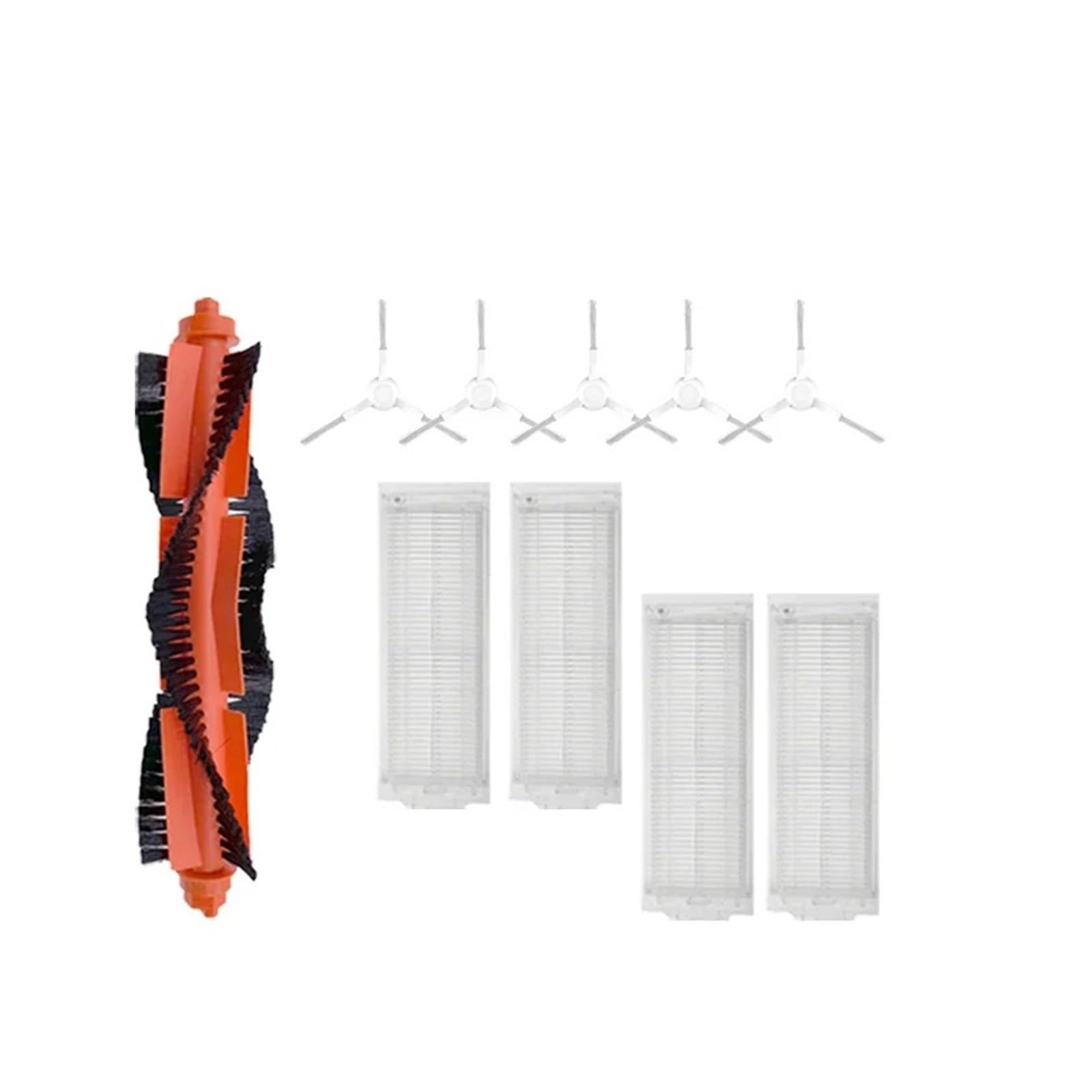Kicici Compatible With XM Mi Robot Vacuum-Mop Pro STYTJ02YM 2S / 3C / Conga 3490 Viomi V2 PRO V3 SE Main Side Brush Hepa Filter Mop Part(10pcs)