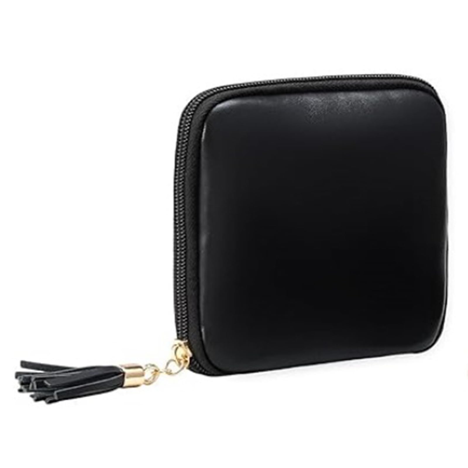 PU Leather Portable Jewelry Bag Holder for Women Girl Jewelry Organizer Storage Bag with Zipper & Anti-Scratch for Bangles Bracelets Earrings Beaded Necklaces