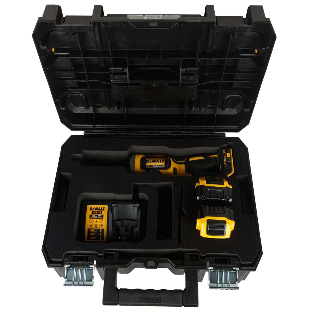 Meuleuse droite DEWALT DCG426P2 XR 18V (2 x 5Ah) Brushless en Coffret