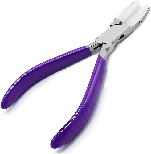 Alicates de nylon para joyeros de nariz plana de mandíbula de 5.5" de trabajo PL-02 por G.S Online Store