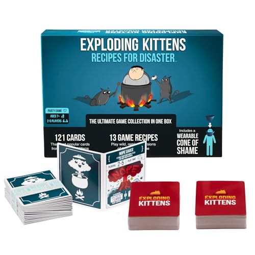 Recetas del desastre de Exploding Kittens - Juegos de cartas para...