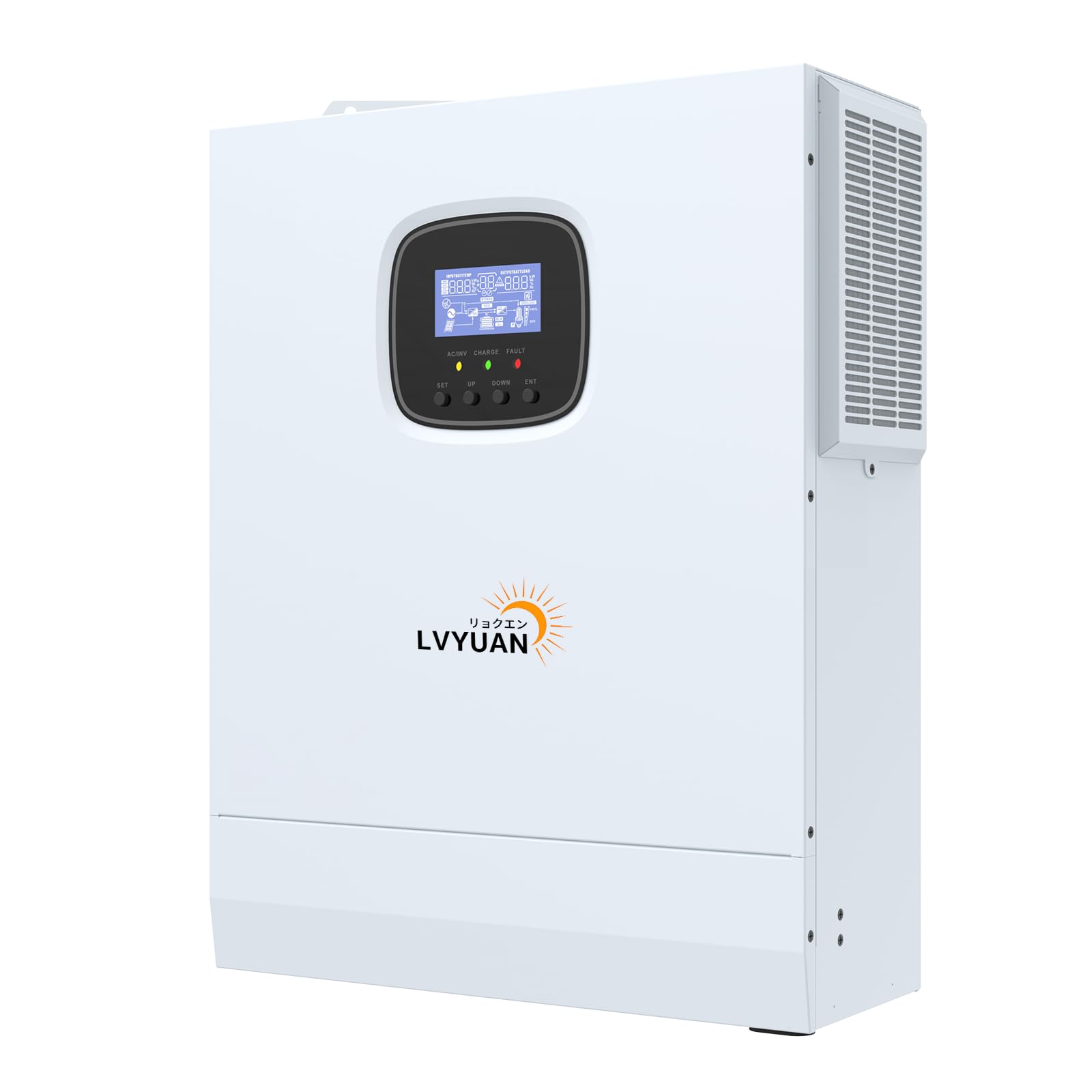 リョクエン ハイブリッドインバーター5kw-48vモデル＆リン酸鉄リチウム 