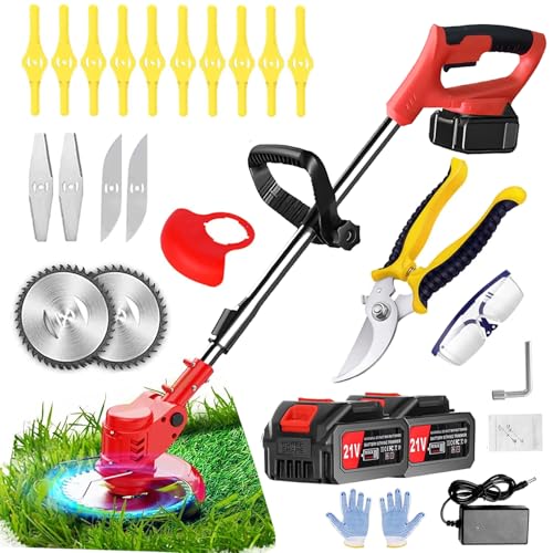 Garden Strimmer,Debrouissalleuses Batterie,Coupe...