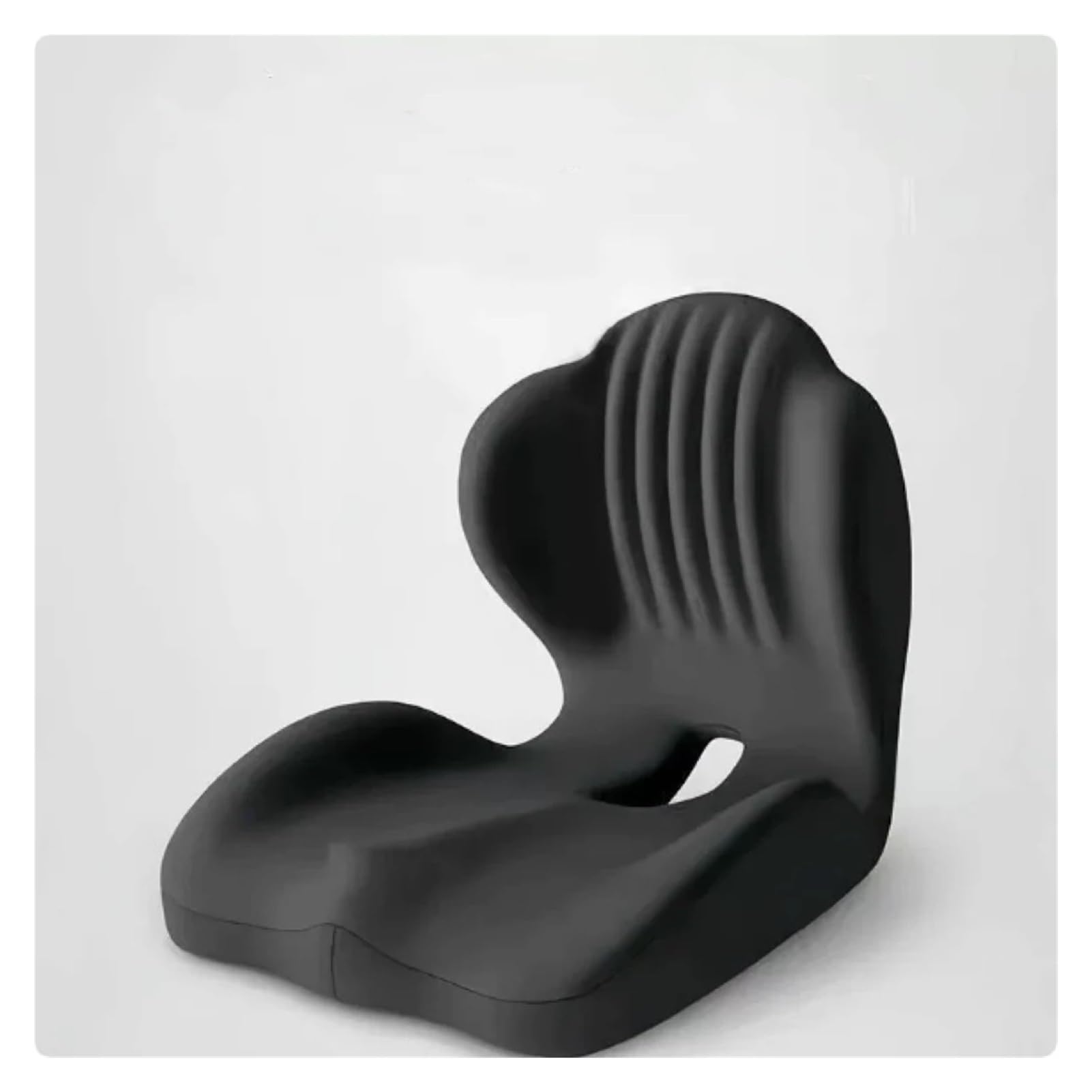 Hviyroi car seat cushion Ergonomic Memory Foam Seat Cushion with Back Support Car(Black)