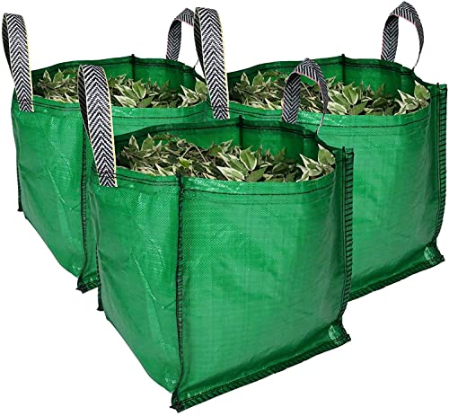 Sackmaker Sacs à Déchets de Jardin - 90 Litres - 1 à 5 Sacs - Qualité Supérieure - Tissu Industriel et Poignées - Sacs à Déchets Robustes pour Jardin/Verts (3 Pack, Vert) GRWIMP90PLAIN Cover