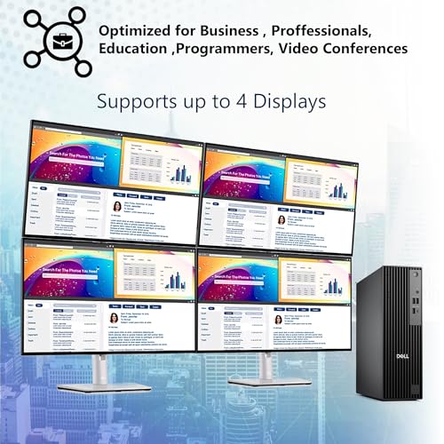 undefined Dell Pro Slim QCS1250 (Replaces Optiplex 7020 SFF) Intel 14-Core i5-14500, 16GB DDR5 RAM, 512GB SSD, RJ-45, DP Port, HDMI, Wired KB & Mouse, W11P, 3YR, Business Desktop の商品画像 3