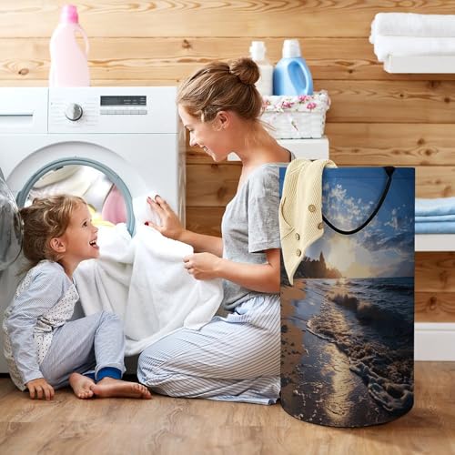 Panier à linge pour couvertures et jouets du salon - 8