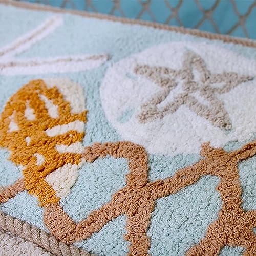 Avanti Linens - Bathroom Rug, Soft & Absorbent Bath Mat, Beach Inspired Bathroom Accessories (Seaglass Collection, 20" x 30") - Image 3