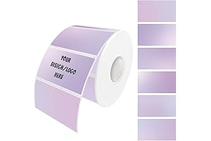 1.25x2.25 Purple Self-Adhesive Thermal Sticker Labels