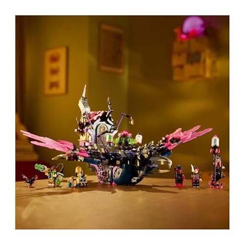 LEGO DREAMZzz 2 in 1 Corvo di Mezzanotte della Mai-Strega, Giocattolo d'Avventura Trasformabile in Casa o Ragno, Giochi Creativi per Bambini e Bambine da 9 Anni con 6 Personaggi, Idea Regalo 71478 - Immagine 1