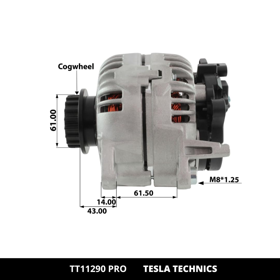 Alternatore Tesla Technics 90A - Compatibile Con Audi, Ford, Seat, Skoda, Volkswagen - Ricambio Auto - Foto 7
