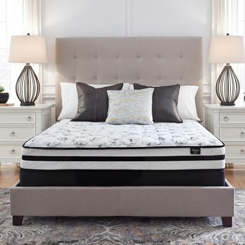 Signature Design by Ashley Twin Size Chime 8 Inch Medium Firm Innerspring Mattress with Pressure...