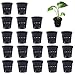 Cesta Plantas Hidropónicas,20 Piezas Maceta Hidropónica de Plástico,Maceta Red para Jardín Hidropónico,Hidropónico Copas,Malla Maceta Red Cesta,para Cultivos Hidropó
