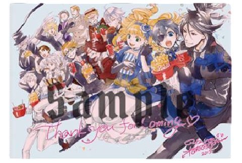 劇場版 黒執事 Book of Atlantic　クリアファイル＆パンフ等　5点 劇場版 黒執事 Book of Atlantic クリアファイル＆パンフ等 5点