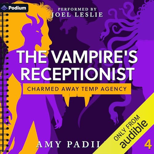 The Vampire's Receptionist Audiolibro Por Amy Padilla arte de portada