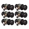 KNOBWELL 6 Pack Oil Rubbed Bronze Closet Door Knobs Passage Door Knob Set, Interior Door Knob, Hallway/Closet Keyless Door Knob