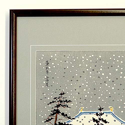 徳力富吉郎  「東大寺 雪景」版画  額付き 落款 版上サインあり 61LiWYXud9L._UF894,1000_QL80_.jpg