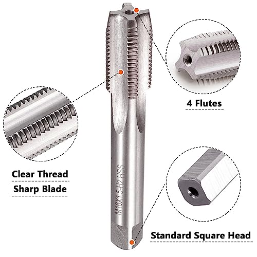 Saipor M16 X 1.5 Metric Tap and Die Set M16 X 1.5mm HSS Straight Fluted Machine Thread Right Hand Screw Tap and Round Threading Die 2 Saipor M16 X 1.5 Metric Tap and Die Set M16 X 1.5mm HSS Straight Fluted Machine Thread Right Hand Screw Tap and Round Threading Die - Image 2