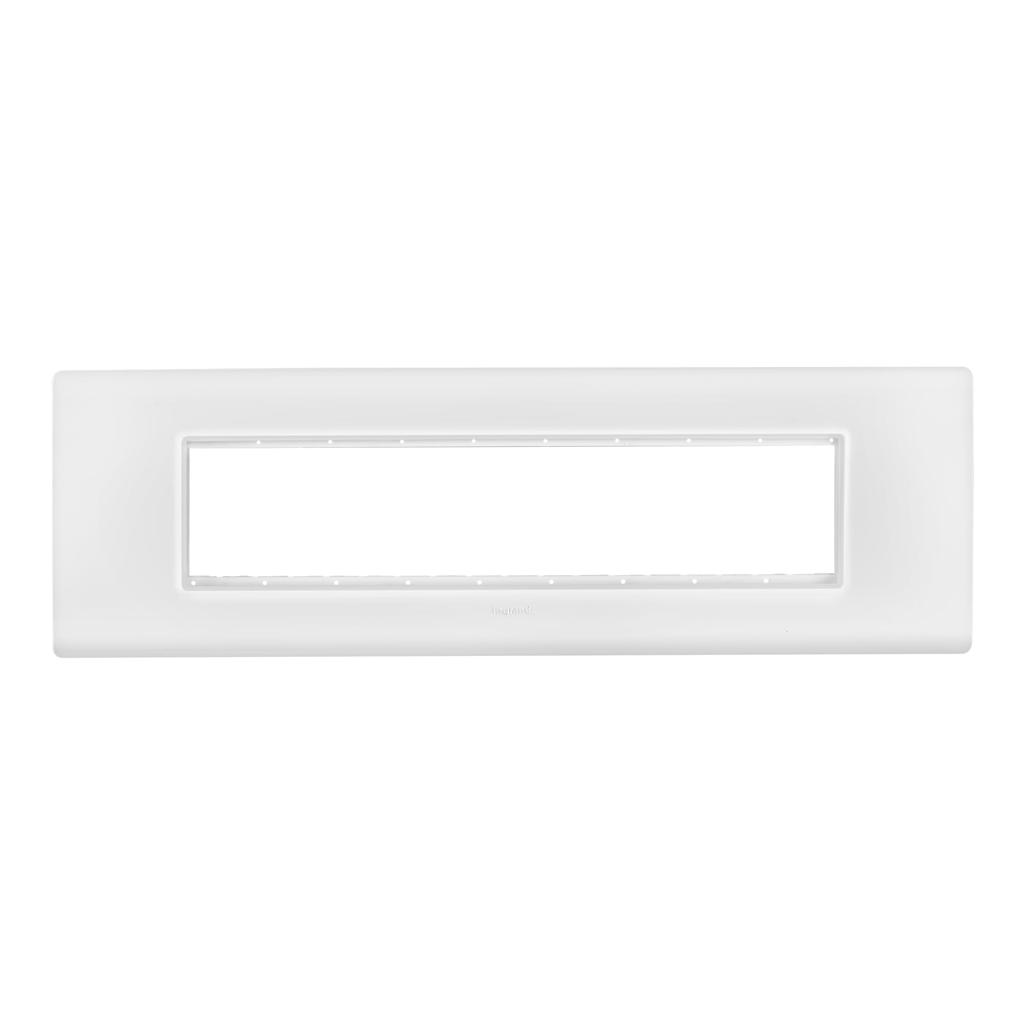 Legrand Allzy 4-Module Designer Switch Board Cover Plate w/Support Frame (White, Glossy Finish, 681303) | Flush & Surface Mounting | Self-Extinguishing | Electric Switchboard Frame for Wall-image-34
