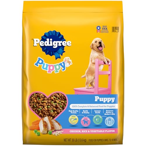 Pedigree-Puppy-Growth-Protection-Dry-Dog-Food-Chicken-Vegetable-Flavor-30-lb-Bag - Cucciolini Doodles   Pedigree-Puppy-Growth-Protection-Dry-Dog-Food-Chicken-Vegetable-Flavor-30-lb-Bag